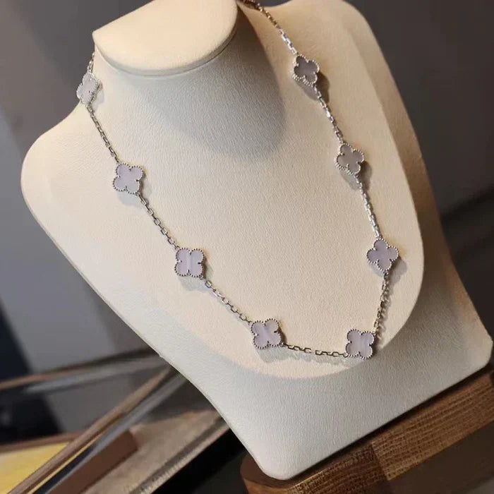 CLOVER | Purple Necklace Featuring 10 Unique Motifs