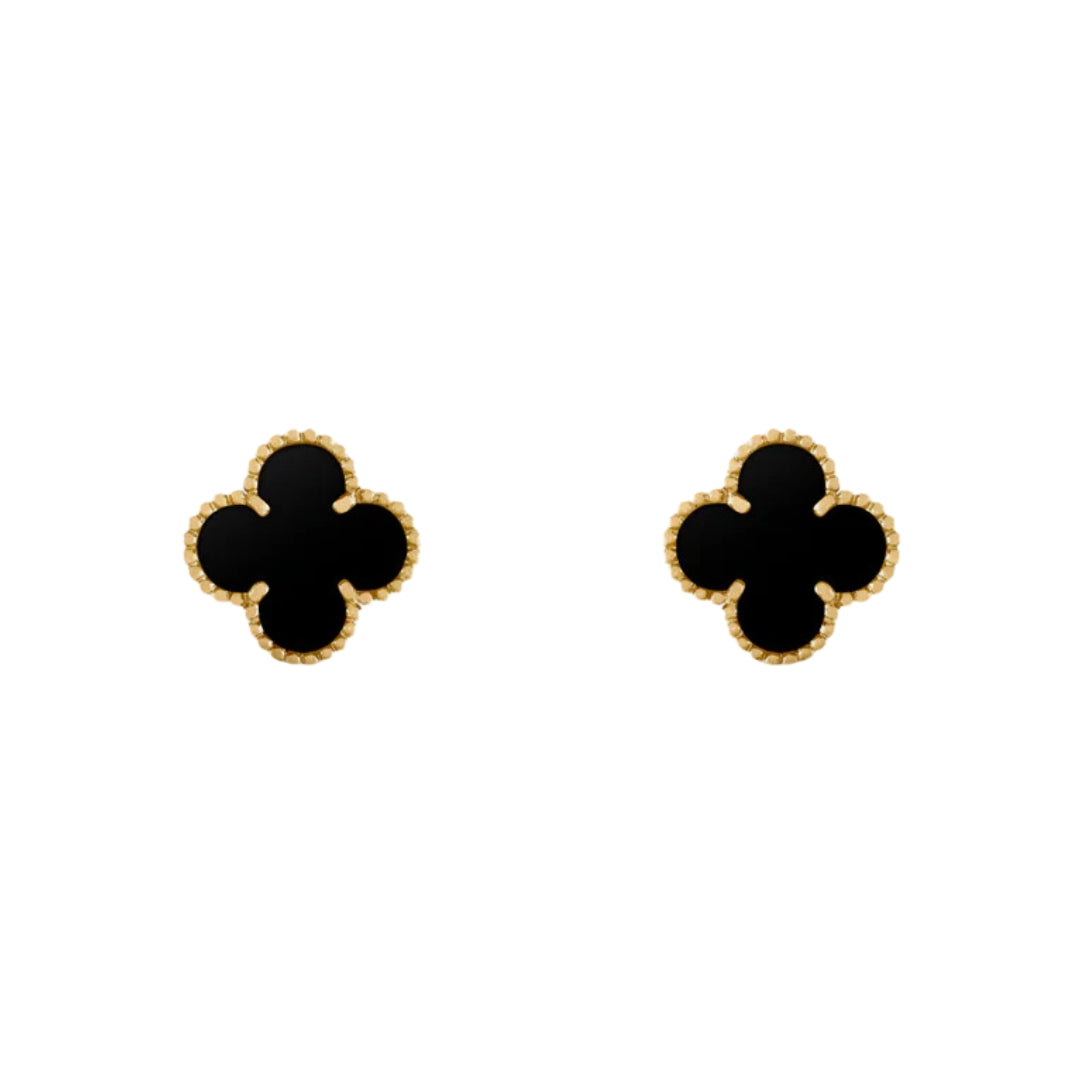CLOVER | Elegant Black Earrings
