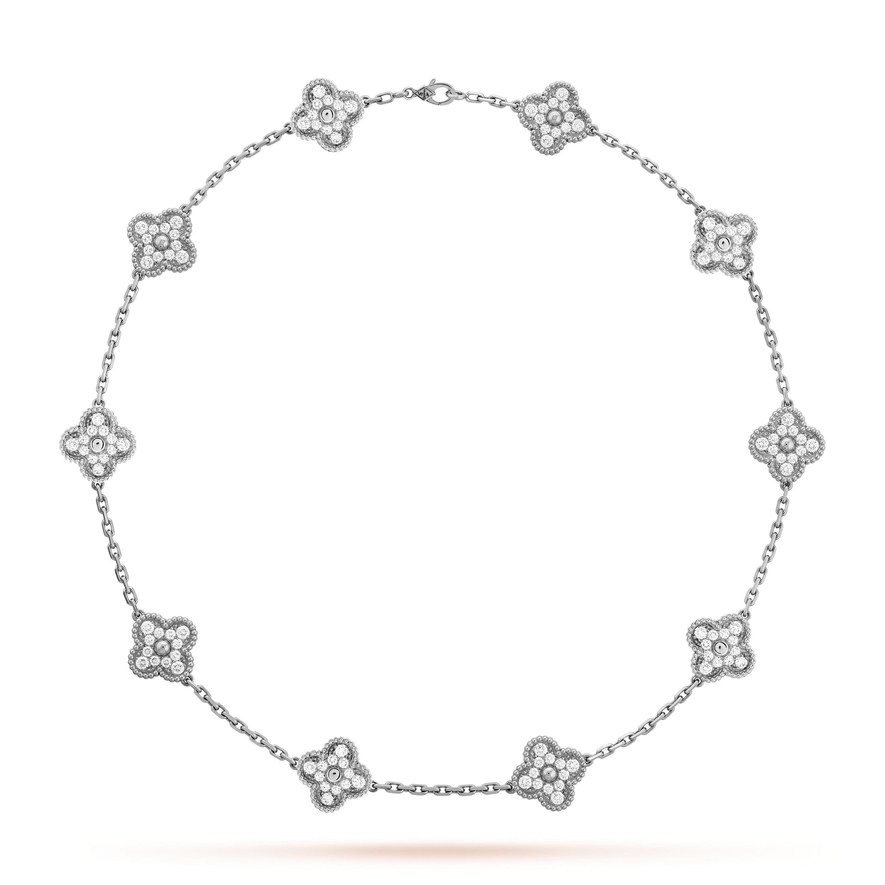 Silver Four-Leaf Clover Necklace - 10 Elegant Designs