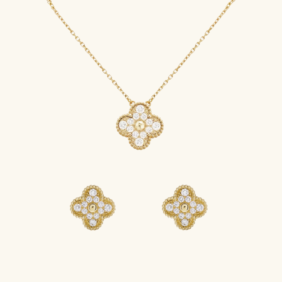 CLOVER | Gold Prestige Double Bracelet Set