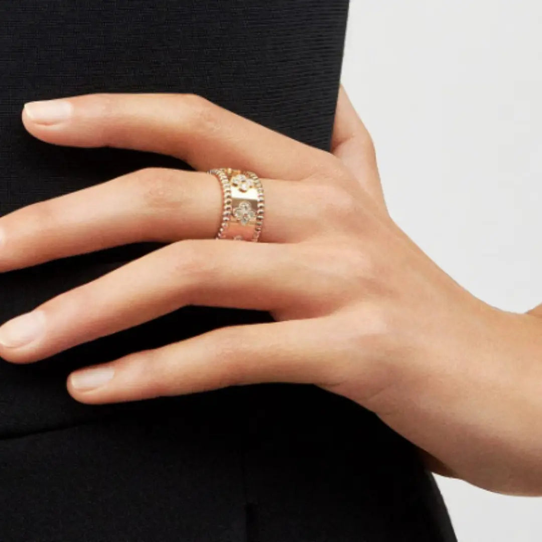Abby Diamond Ring in Rose Gold