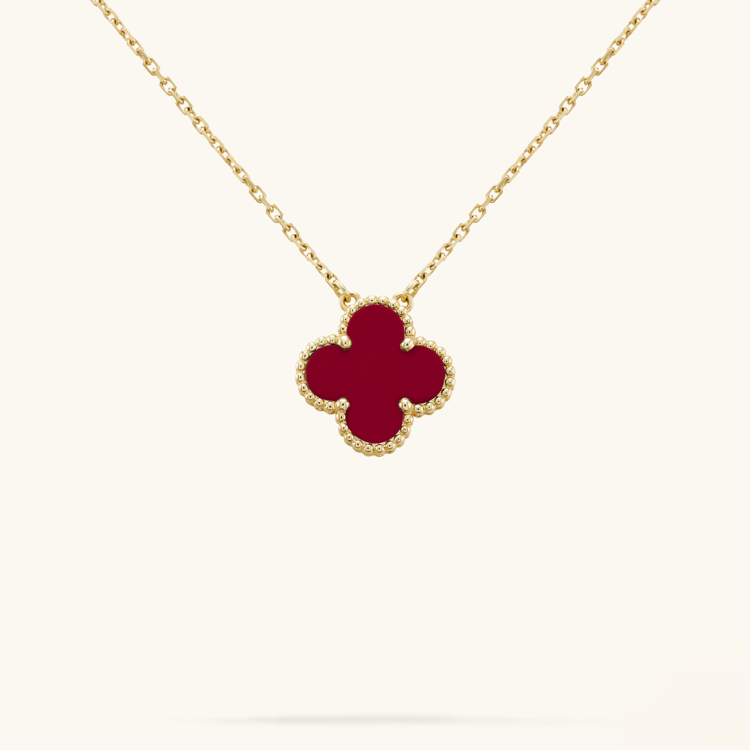 CLOVER | Ruby Red Necklace