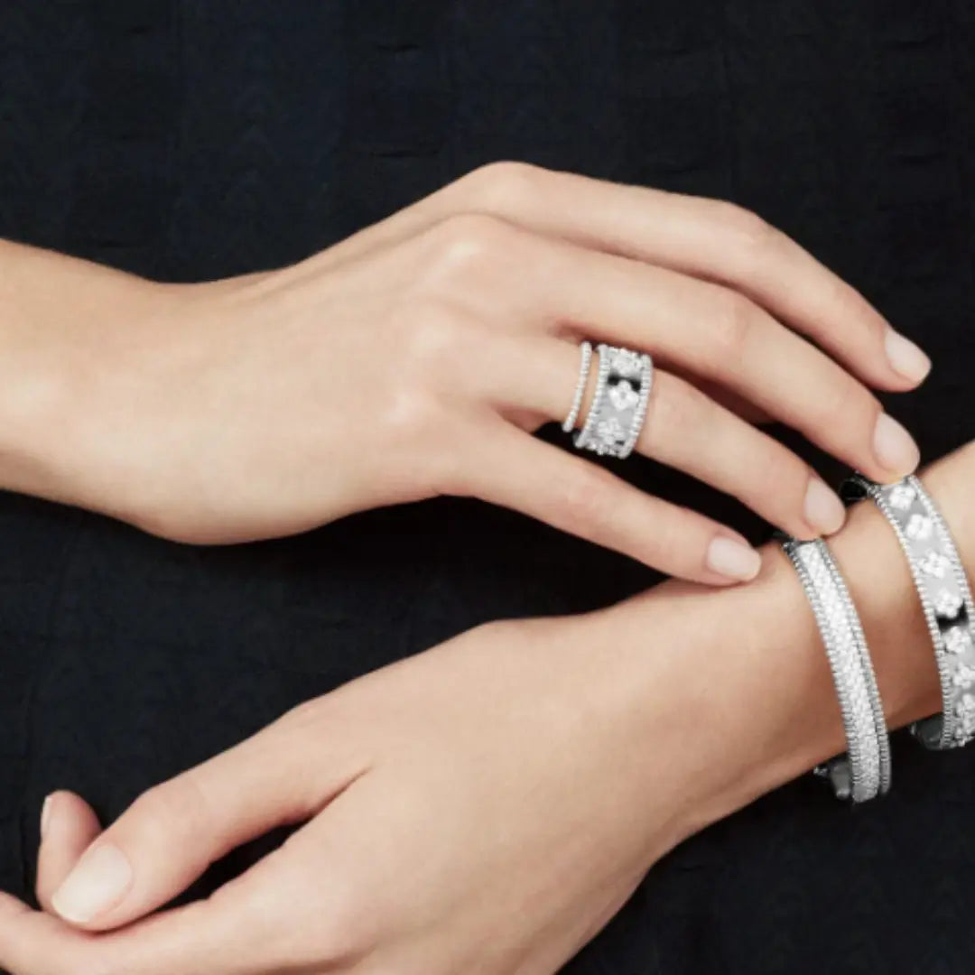 Abby Diamond Silver Ring