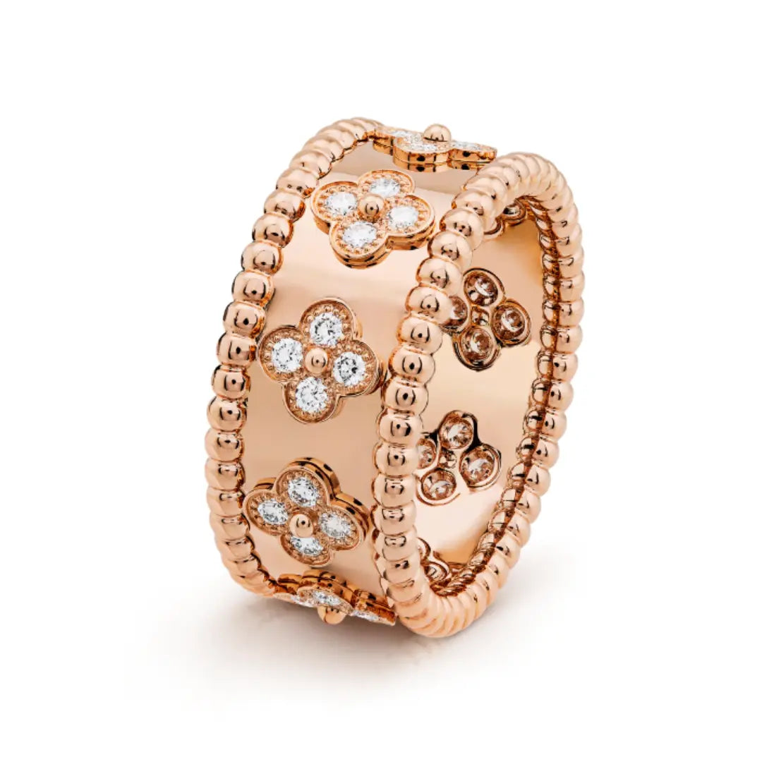 Abby Diamond Ring in Rose Gold