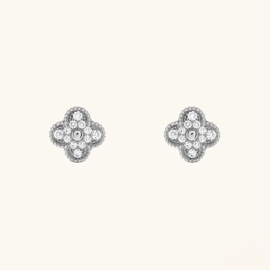CLOVER | Elegant Silver Prestige Earrings