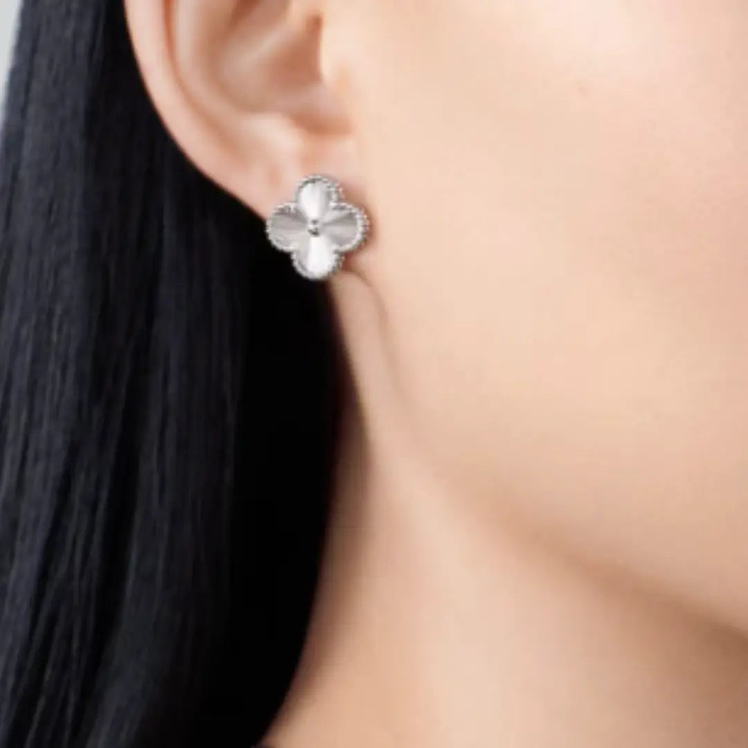 Silver Coki Earrings