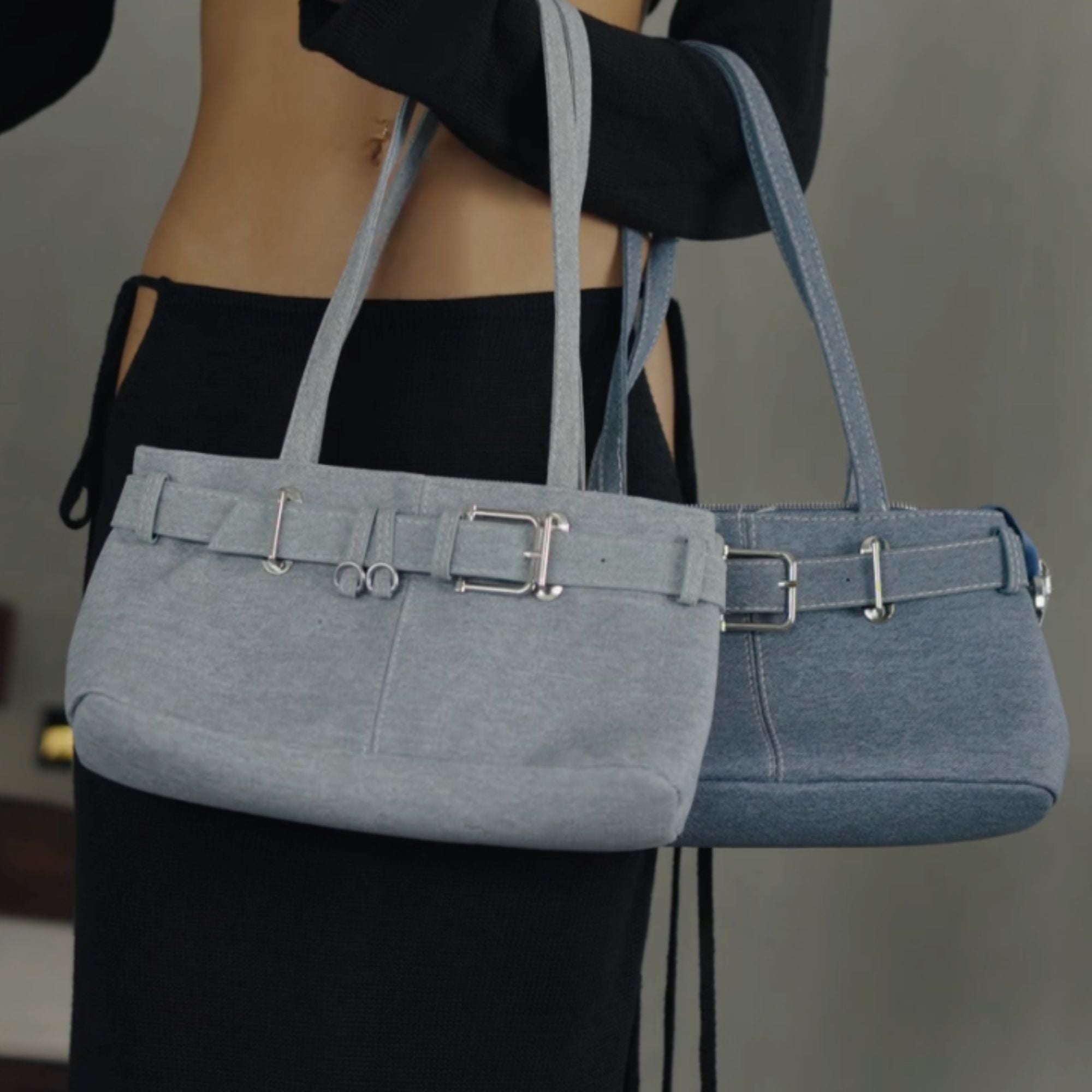 Noemie Denim Tote