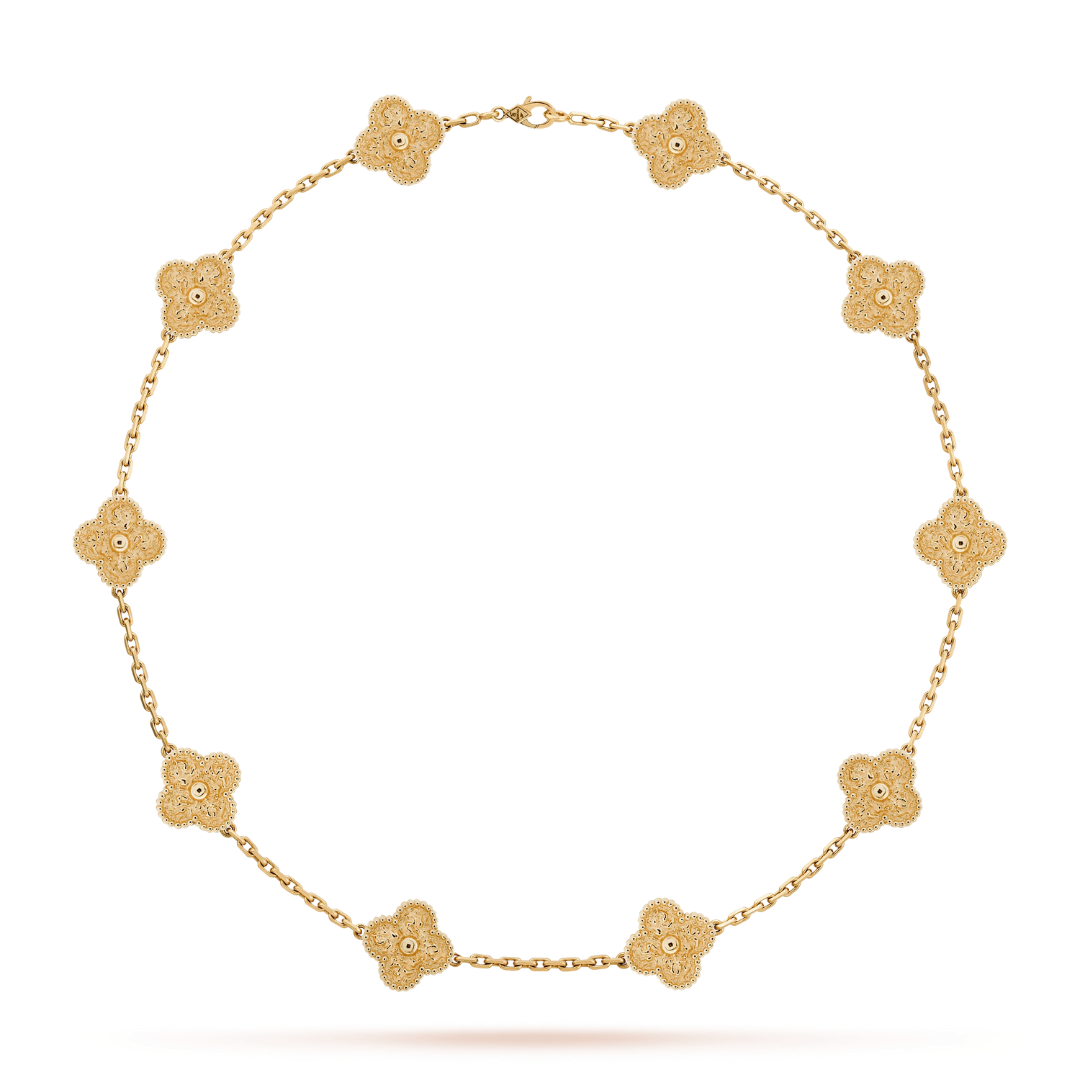 CLOVER | 10-Design Gold Necklace