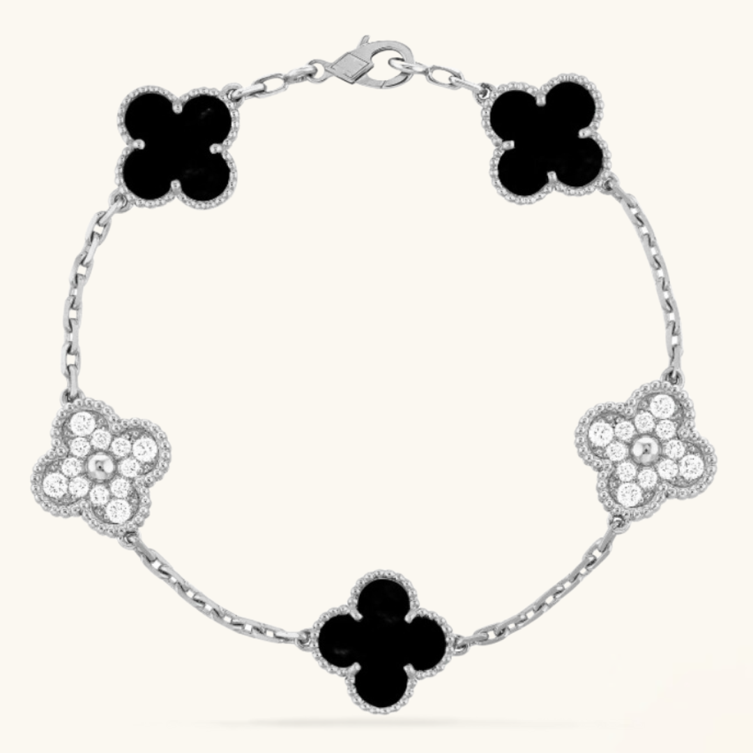 CLOVER | Prestige Bracelet in Black and Silver