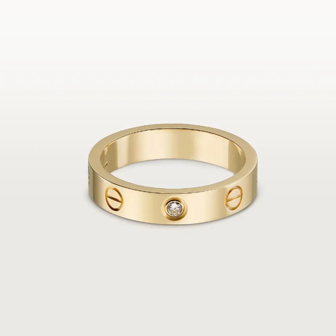 Diamond Love Ring - Single Stone