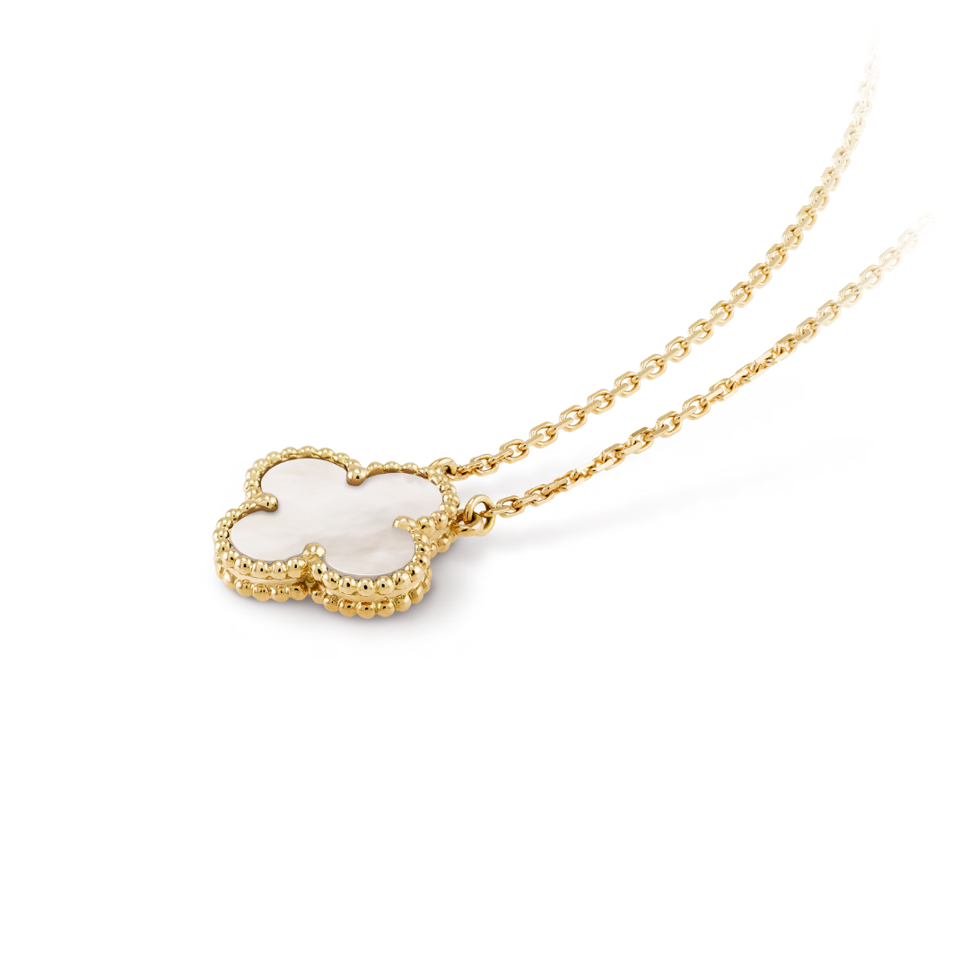 CLOVER | White Gold Necklace