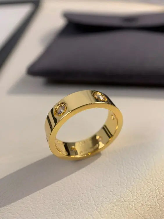 Gold Love Ring