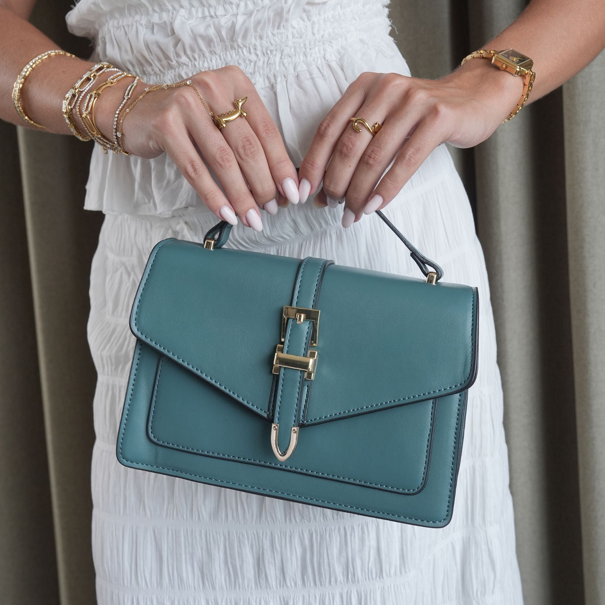 Blue Sienna Classic Handbag