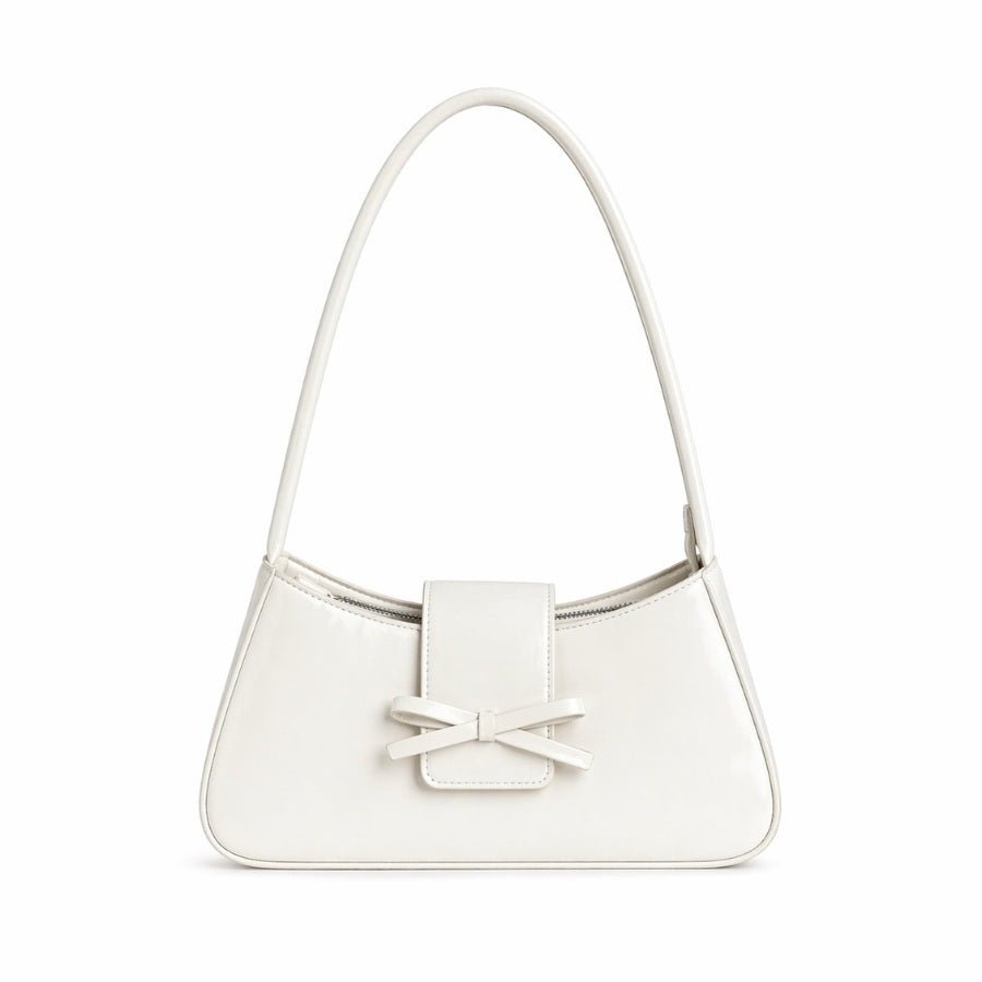 Cherie White Bow Bag