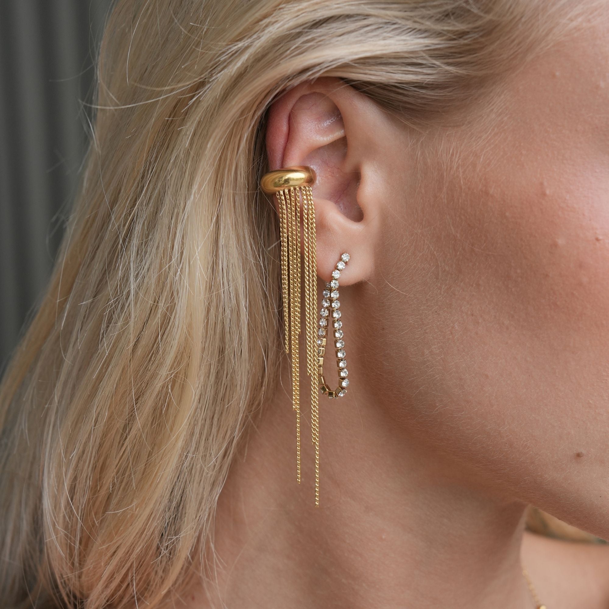 18K Gold Virelle Dangle Earrings