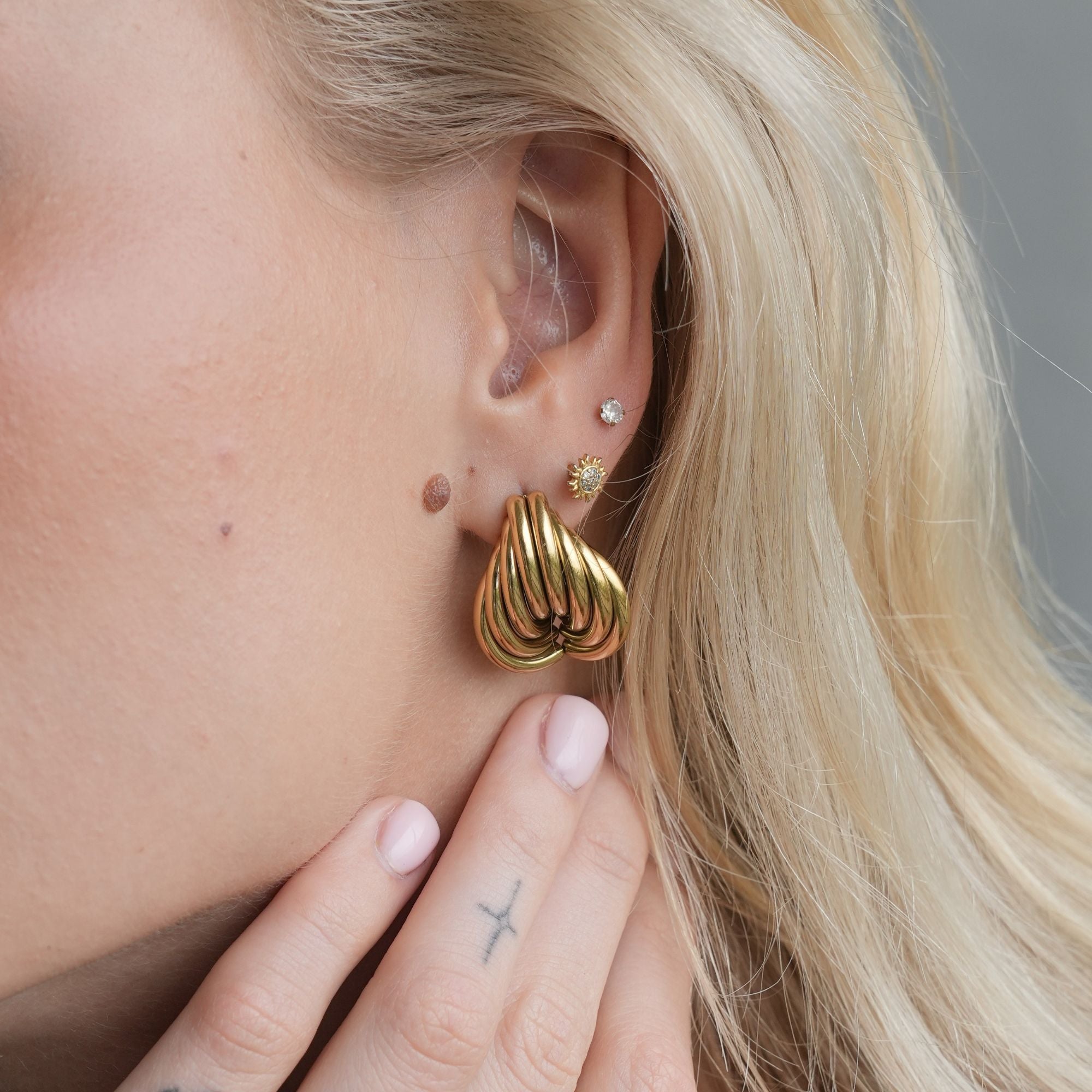Bella Bold Earrings | 18K Gold