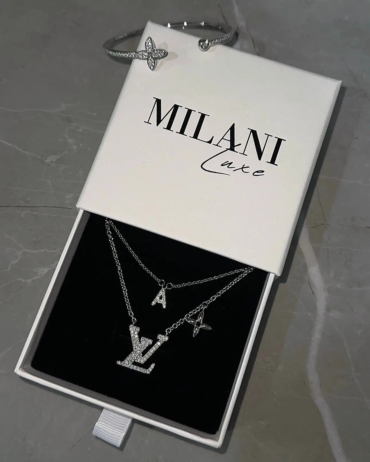 Personalized Silver Initial Necklace