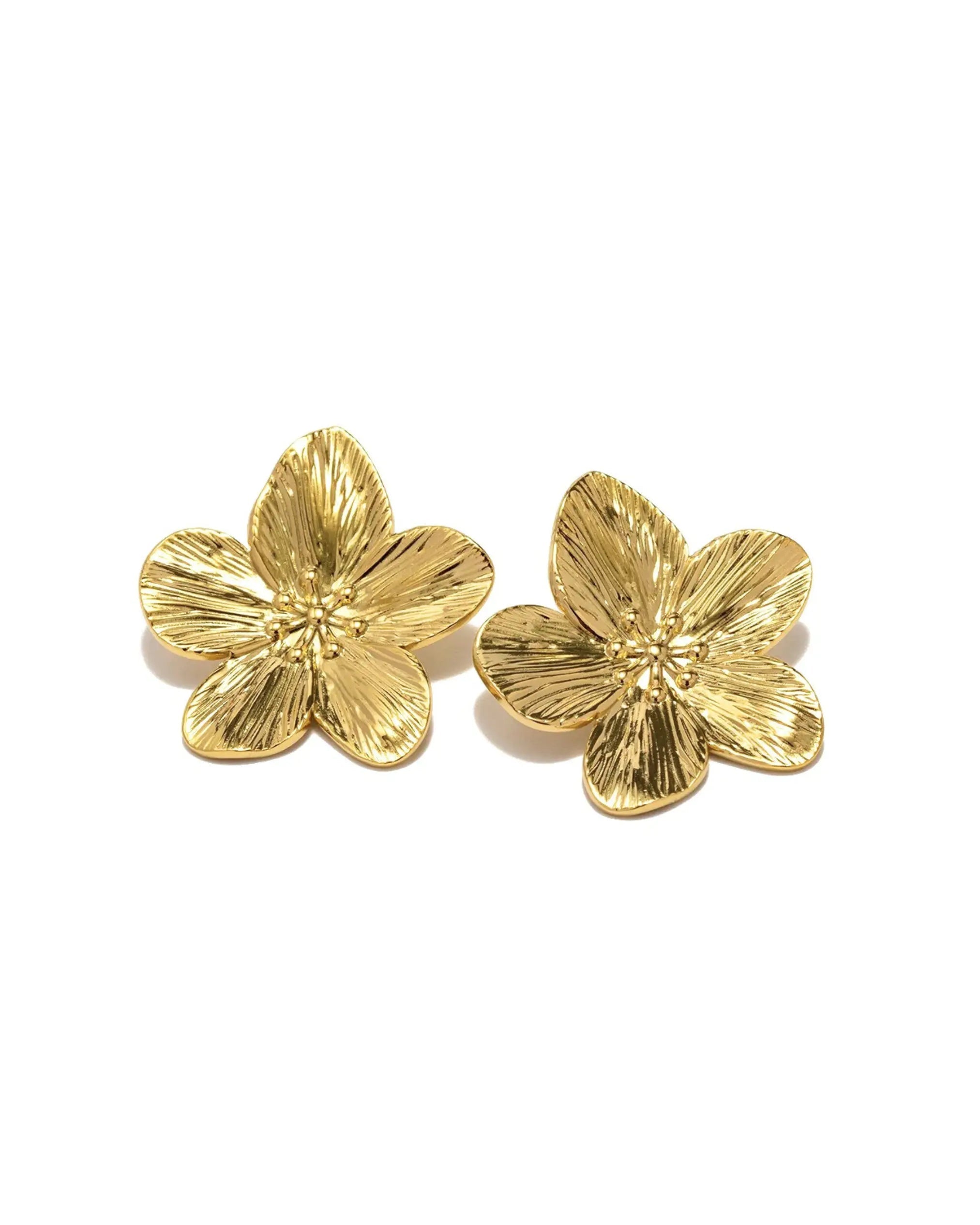 Gold Jasmine Earrings