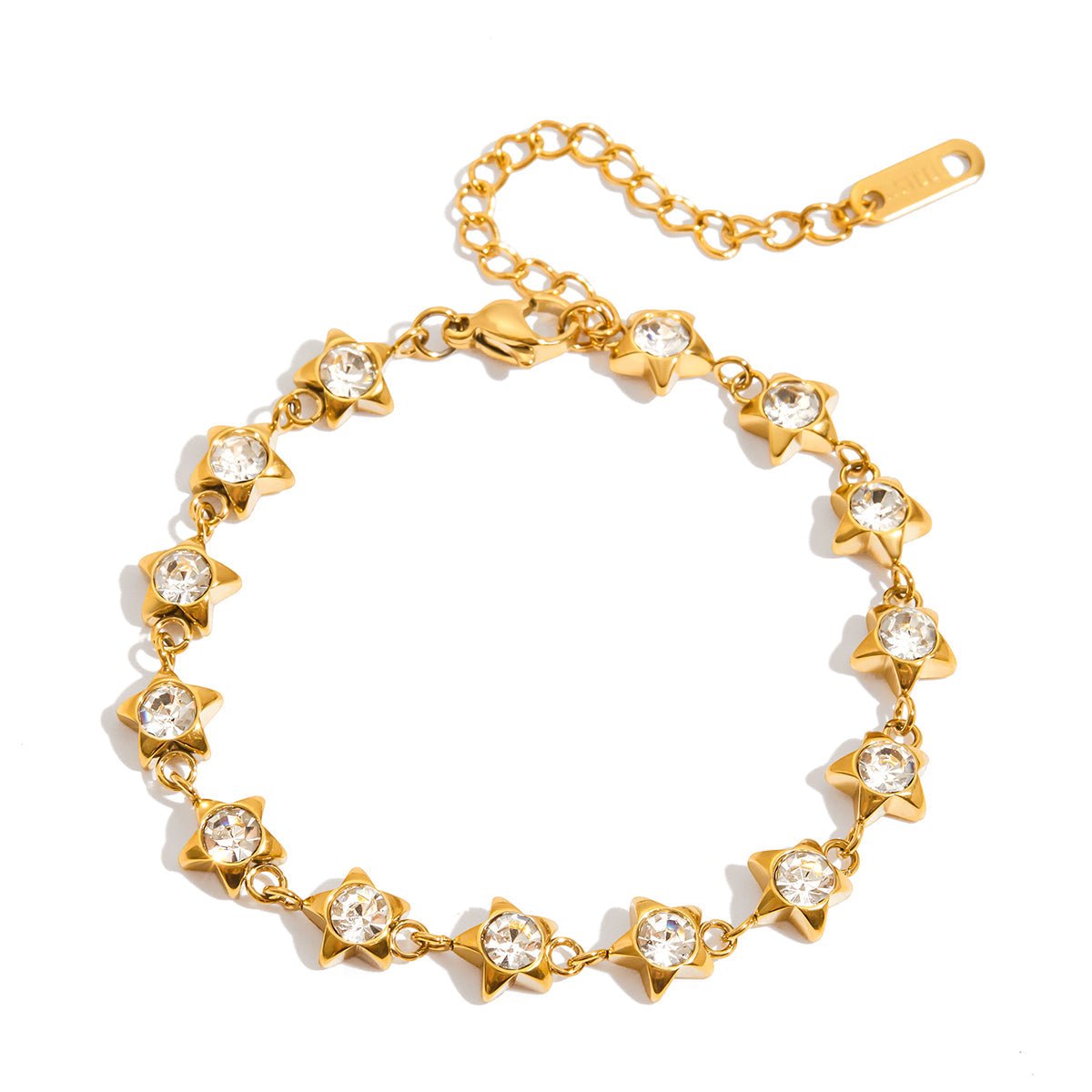 Celestine Star Bracelet in 18K Gold