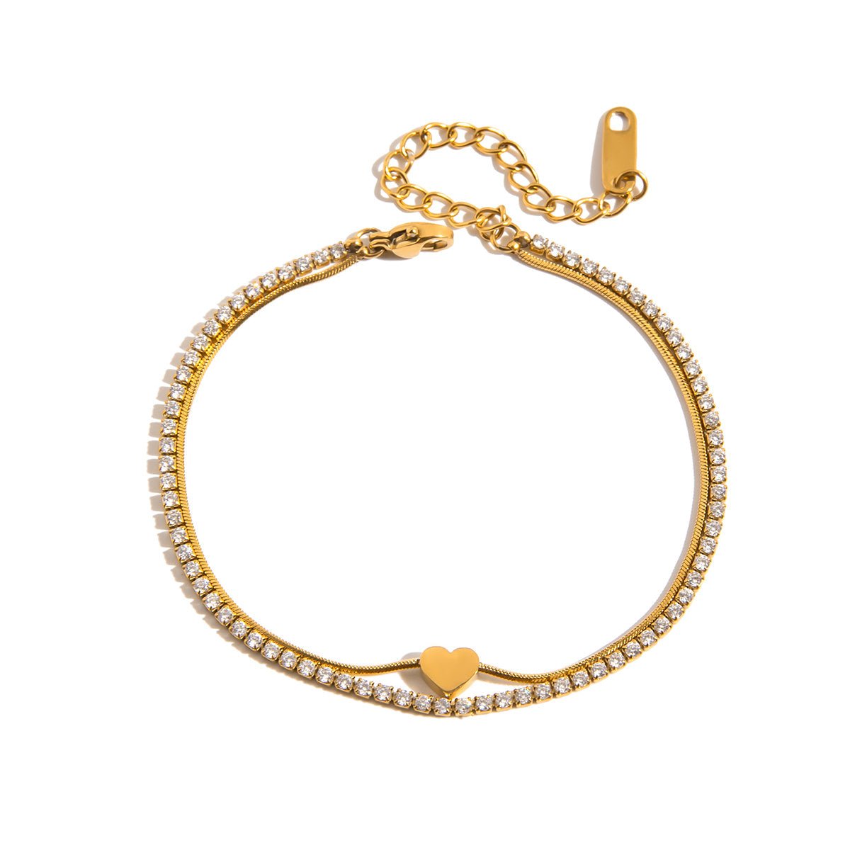 18K Gold Lucine Heart Bracelet