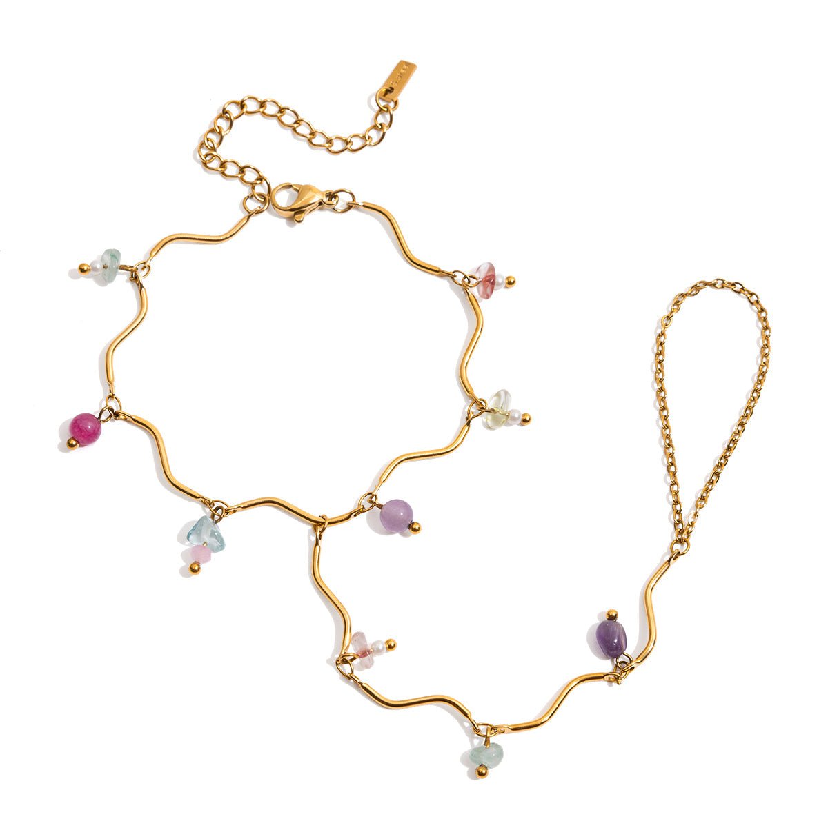 Giselle 18K Gold Golf Ring Bracelet