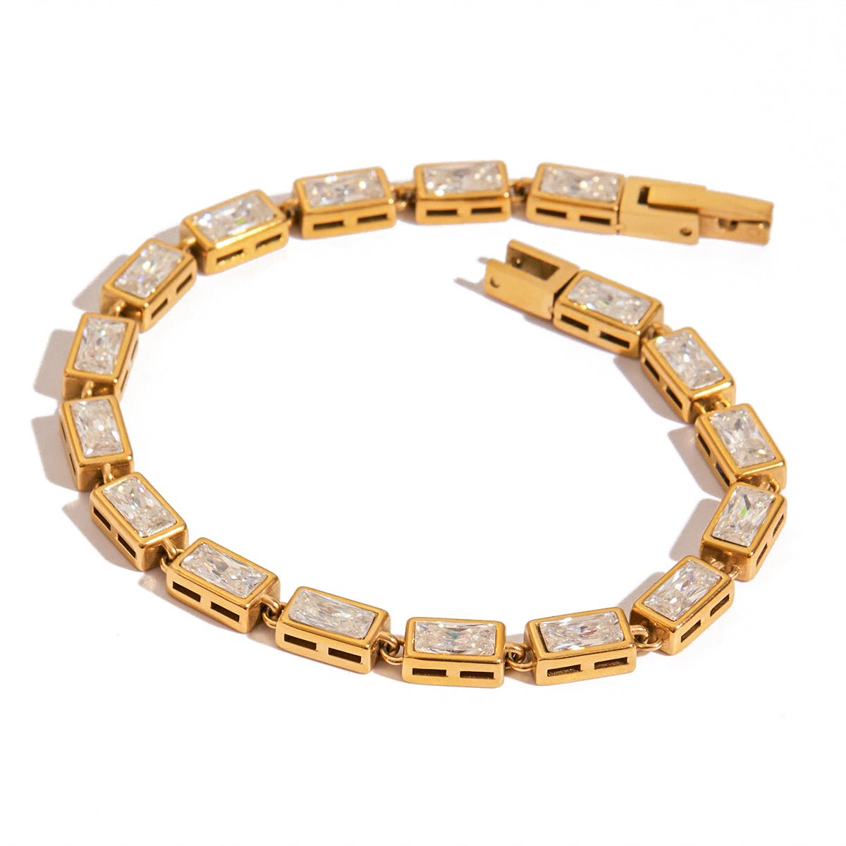 18K Gold Corinne Halo Bracelet