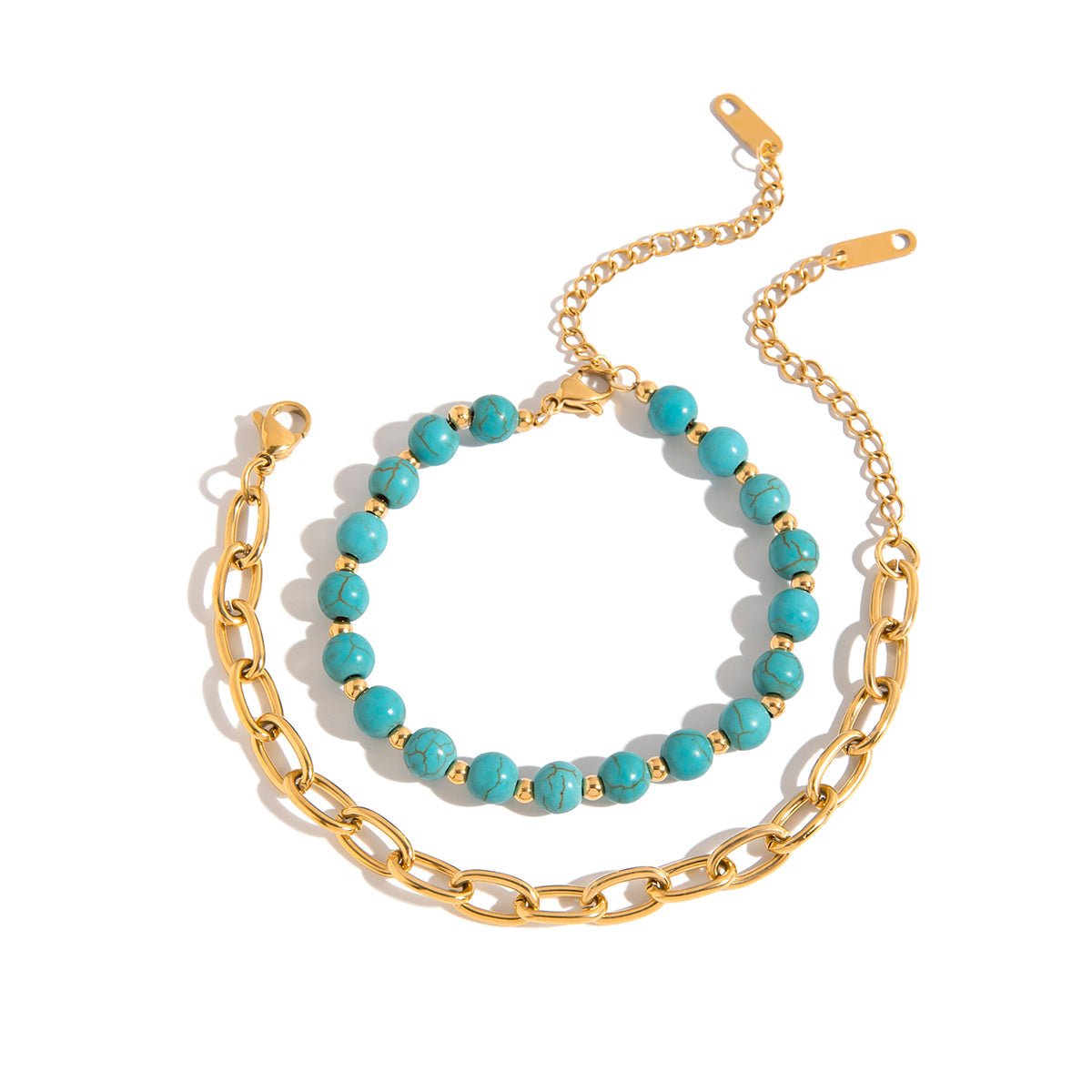 18K Gold Marina Duo Bracelet Set