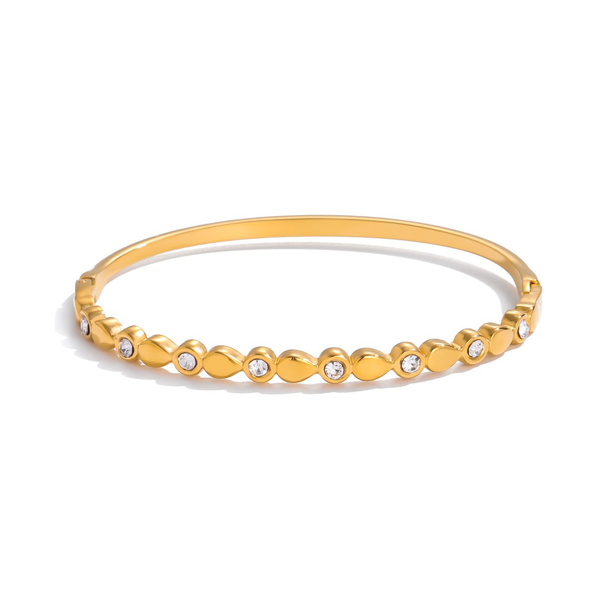 Isolde Radiant 18K Gold Bangle