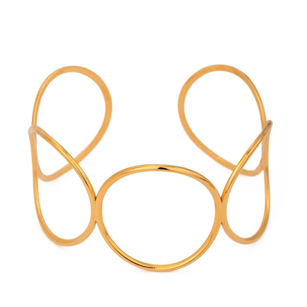 18K Gold Claire Cuff Bracelet