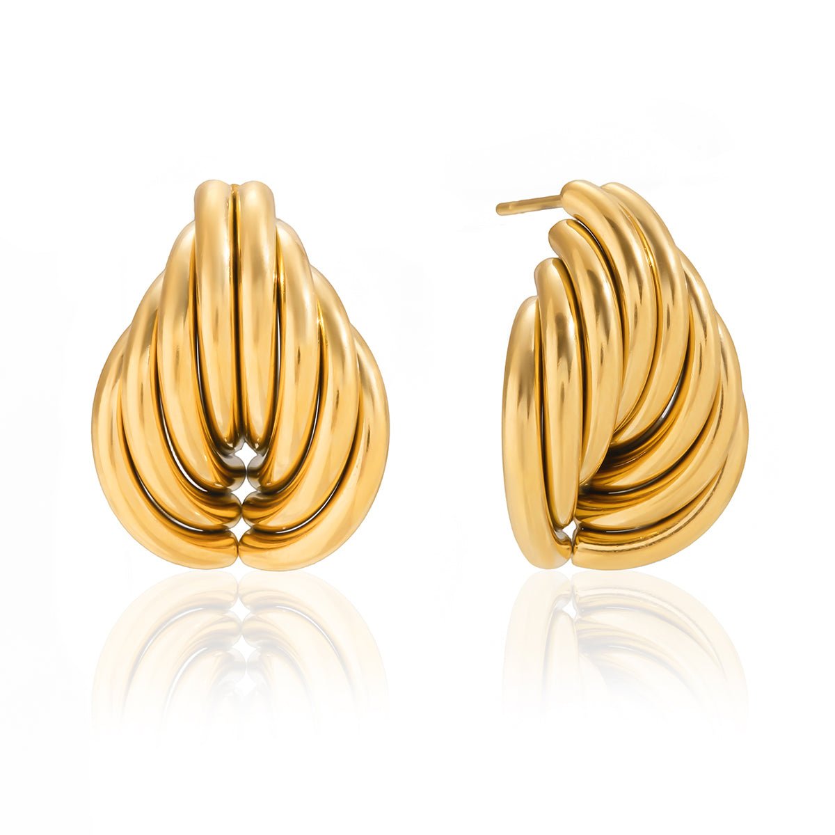Bella Bold Earrings | 18K Gold