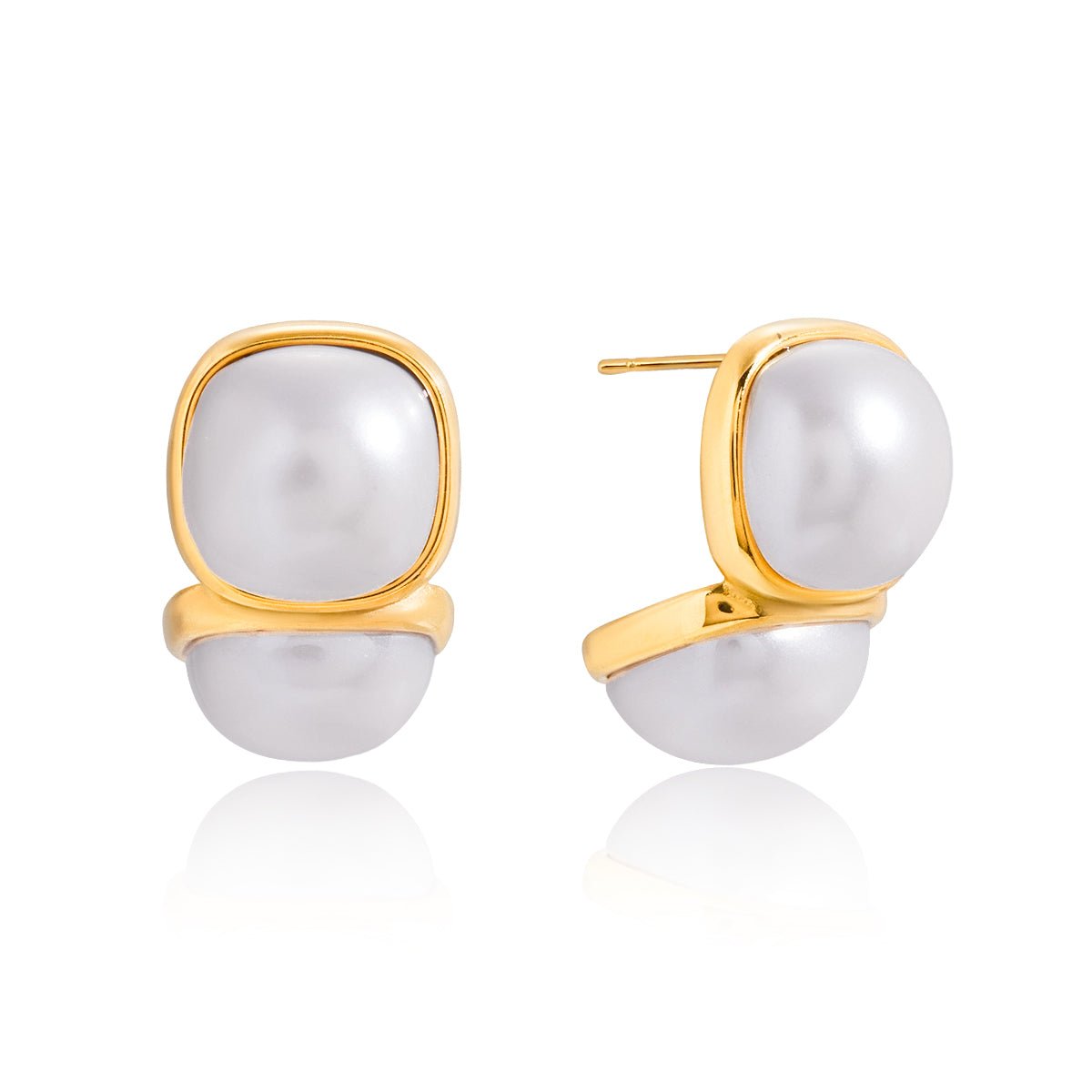Valine Earrings in 18K Gold