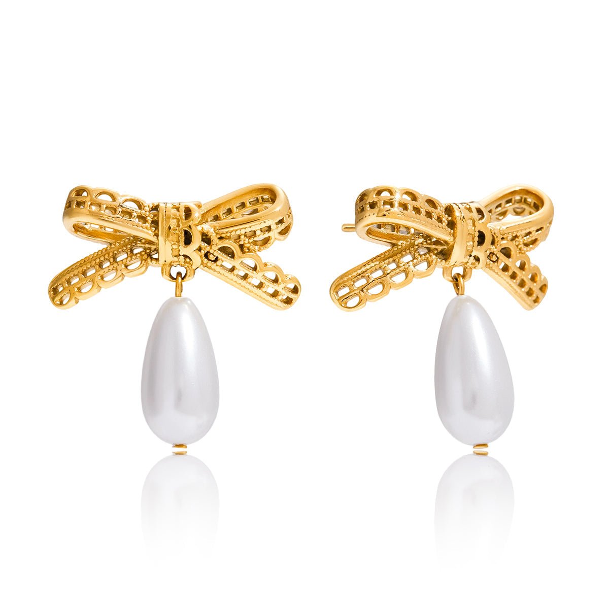 18K Gold Calliope Drop Earrings