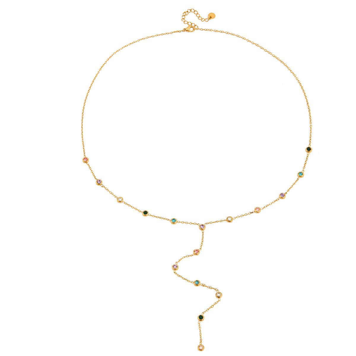 Alexandria Pendant Lariat Necklace