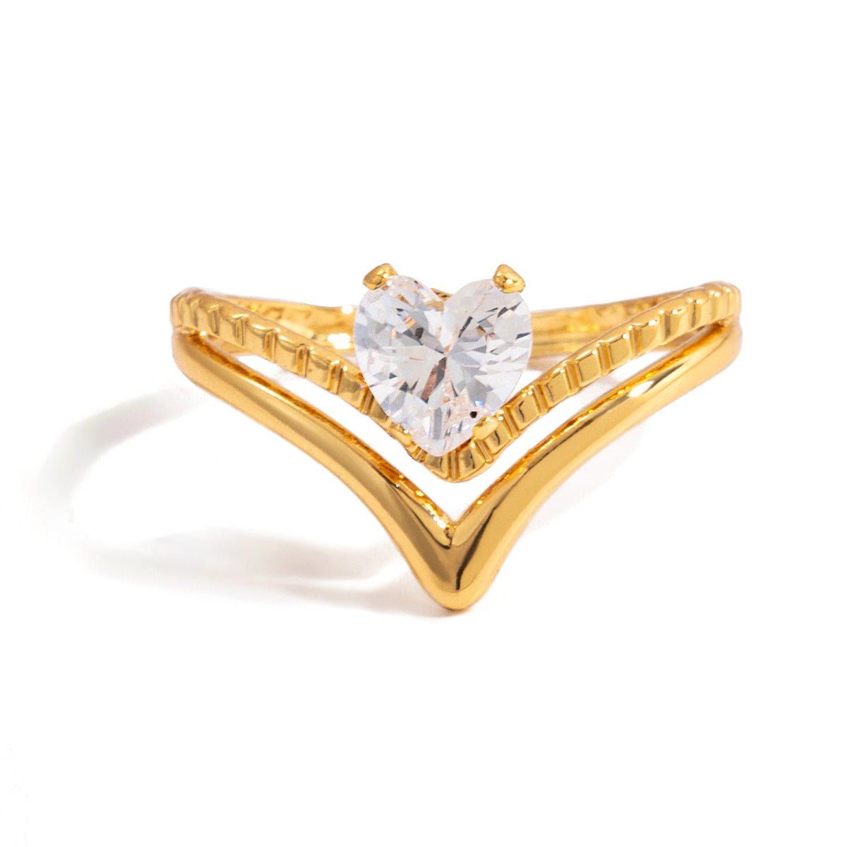 Ivelisse 18K Gold Solitaire Ring