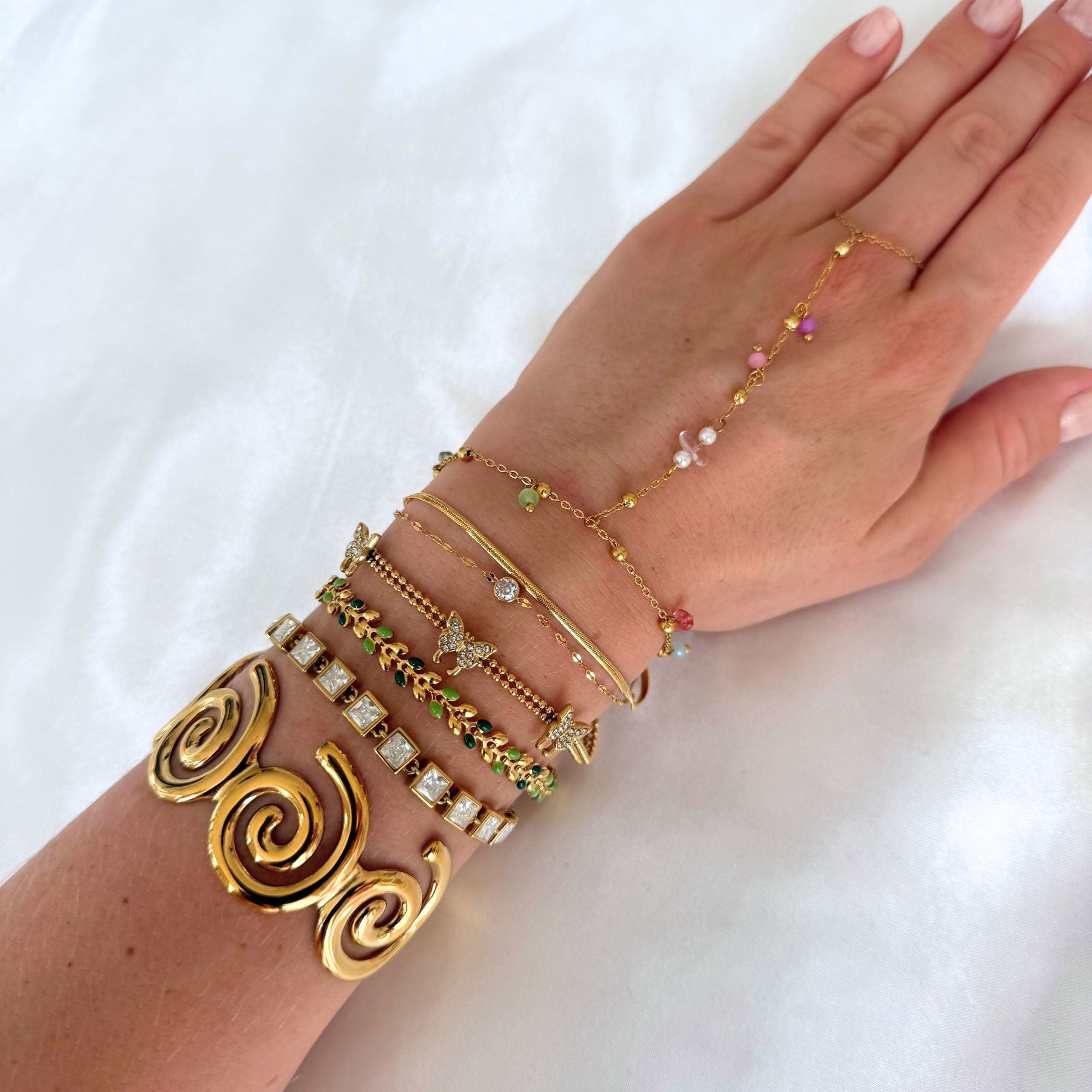 Tessara 18K Gold Bracelet