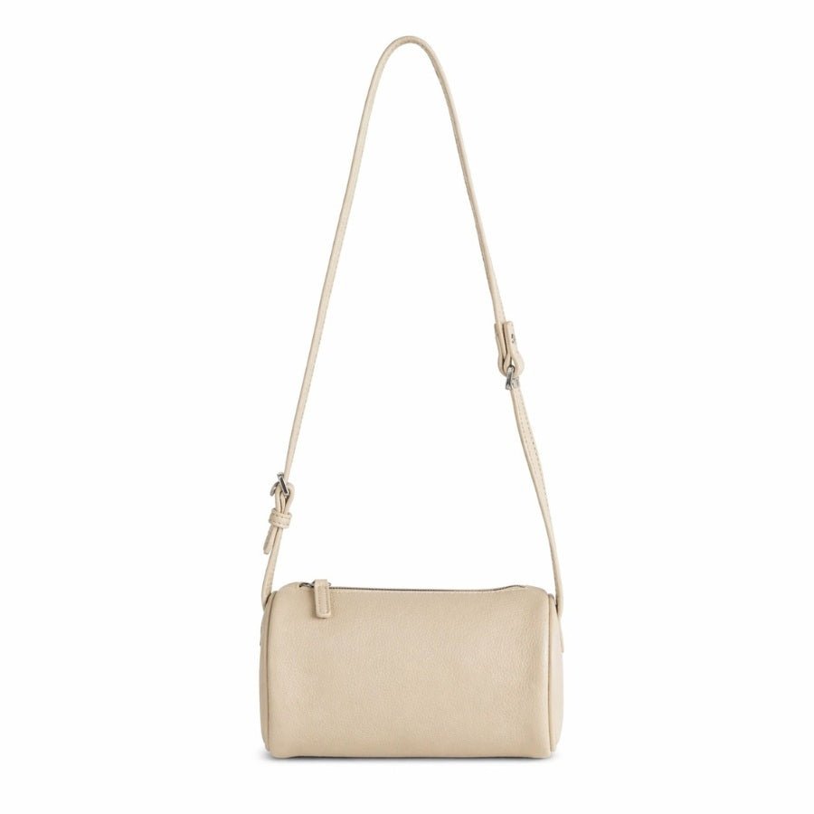 Beige Maelle Curve Handbag