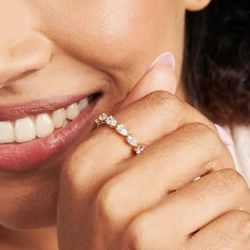 Gold Valentine’s Day Ring