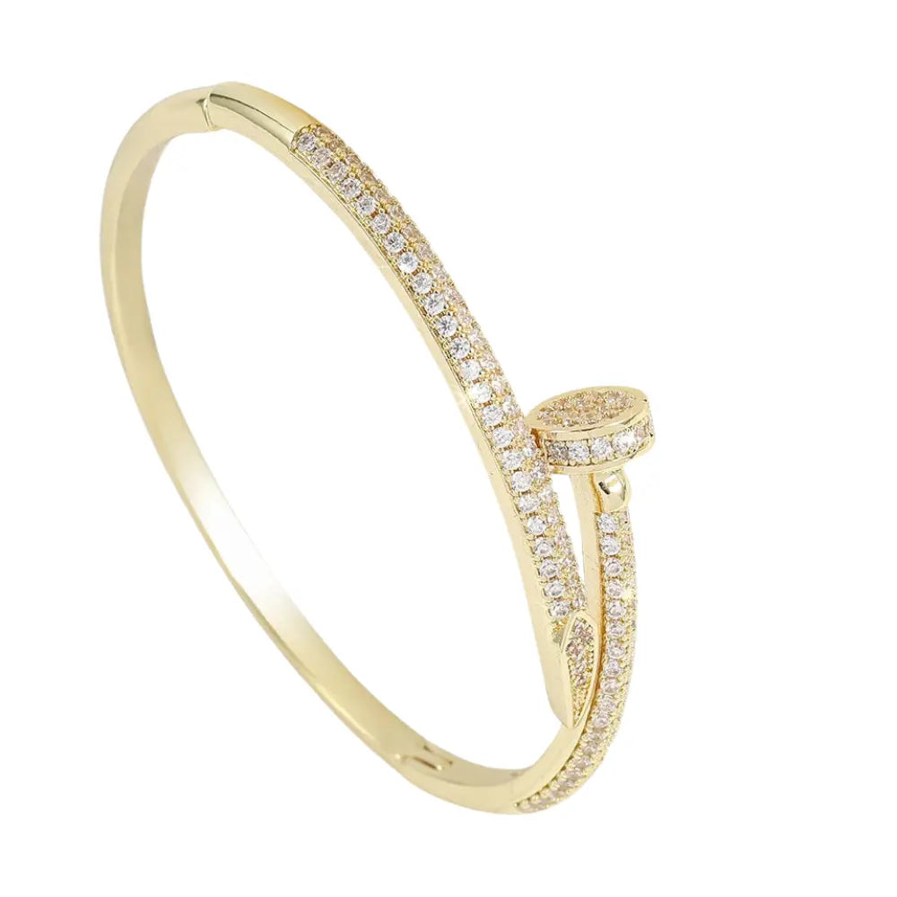 Hermiz Stone-Embellished Nail Bracelet