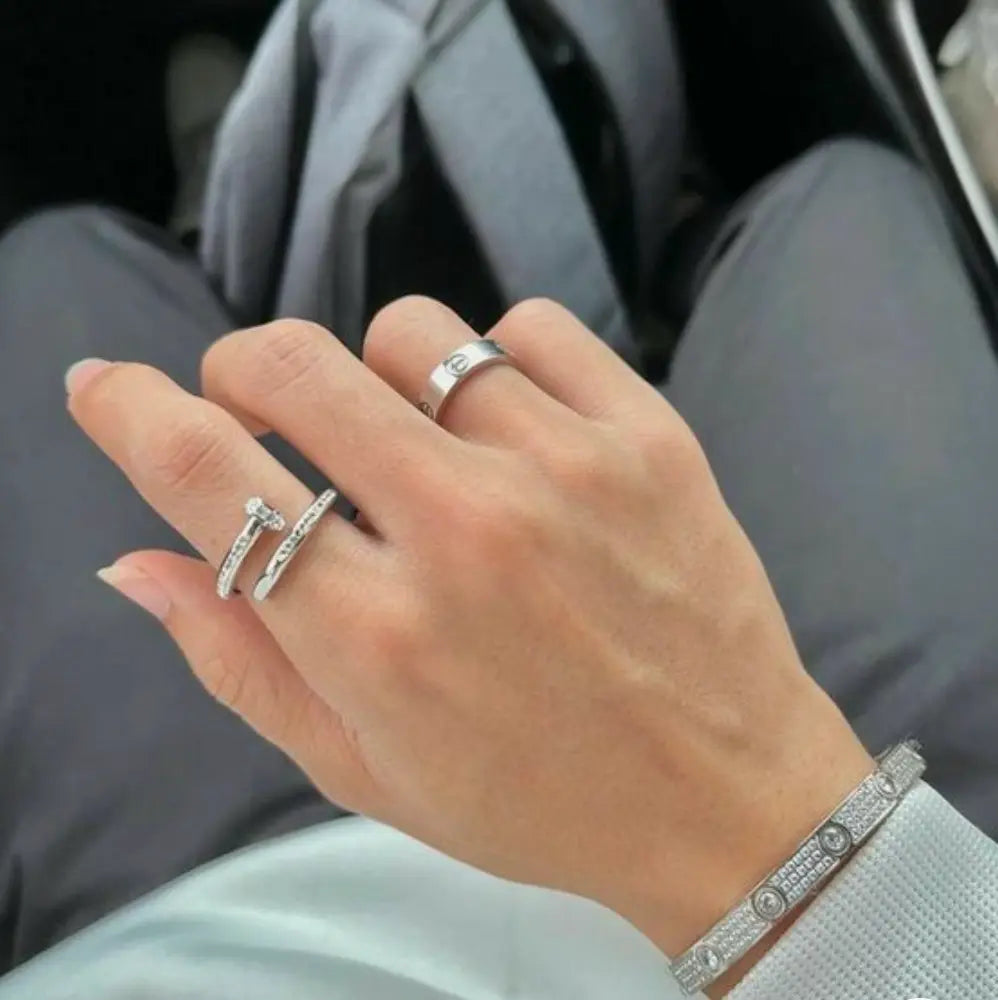 Premium Silver Ring Nail