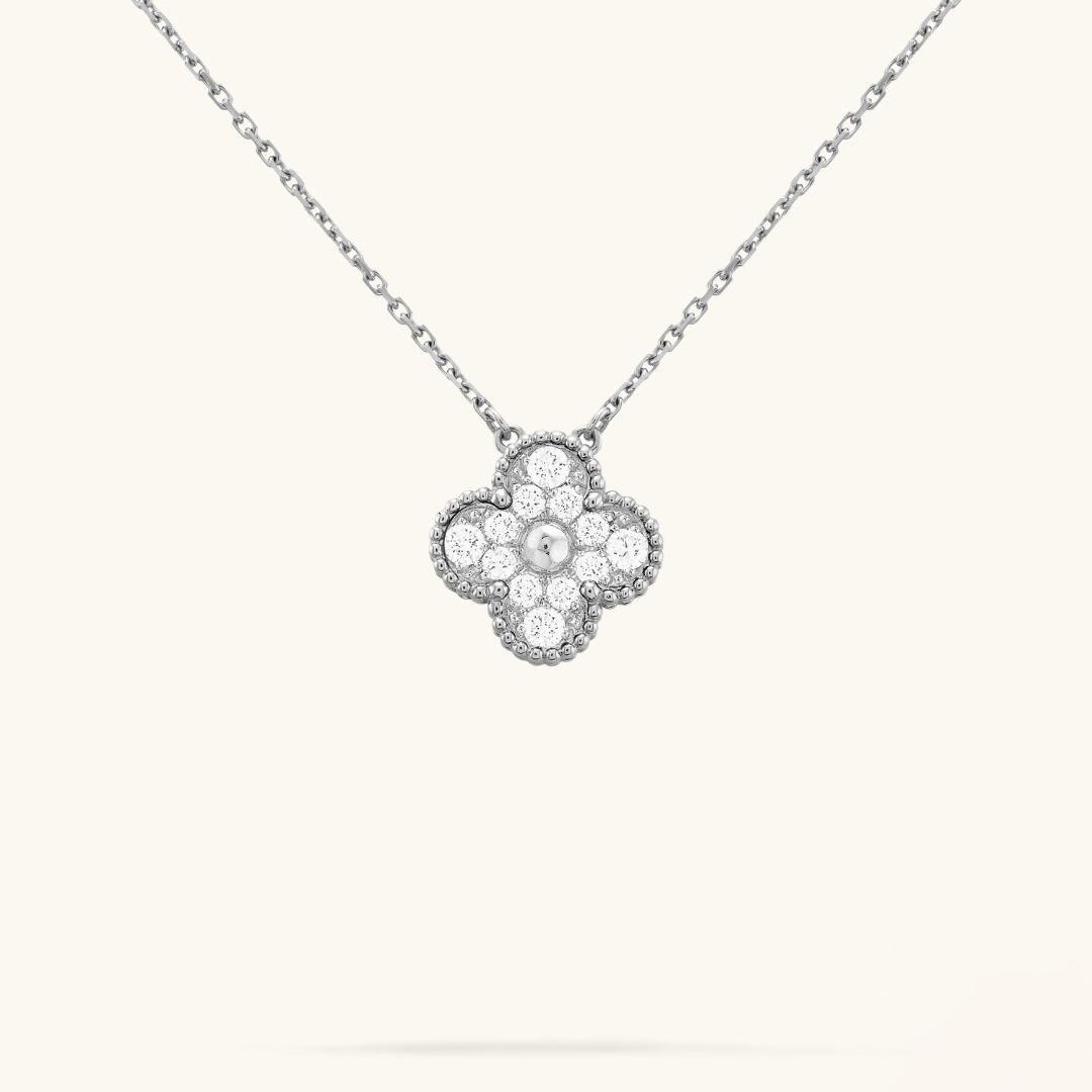 CLOVER | Prestige Silver Necklace