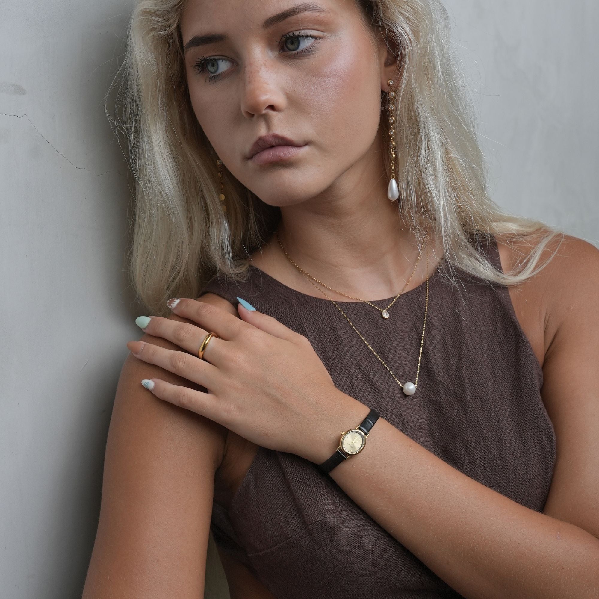 Isabella | Gold Leather