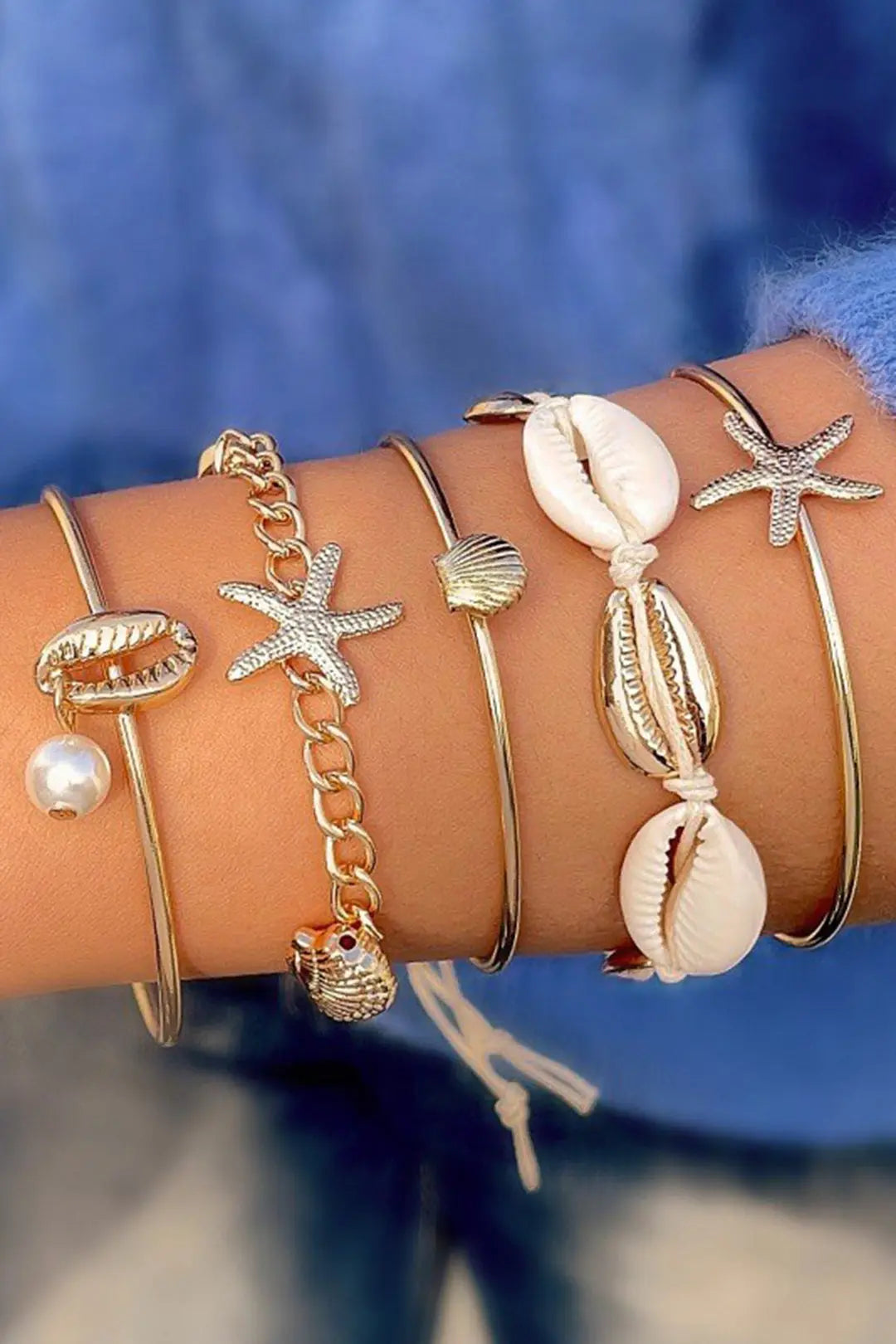 Shell and Starfish Bracelet