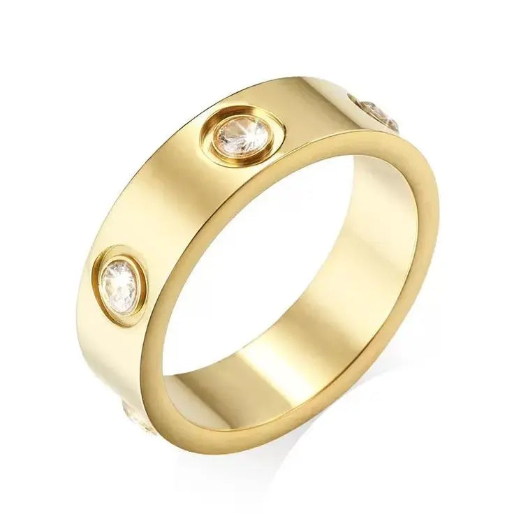 Gold Love Ring