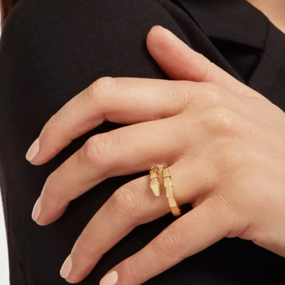 Gold Viper Ring