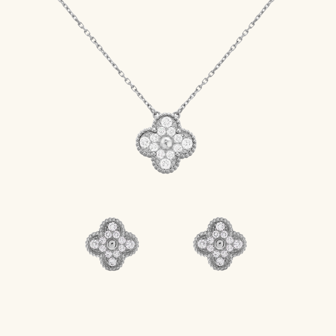 CLOVER | Silver Prestige Double Bracelet Set