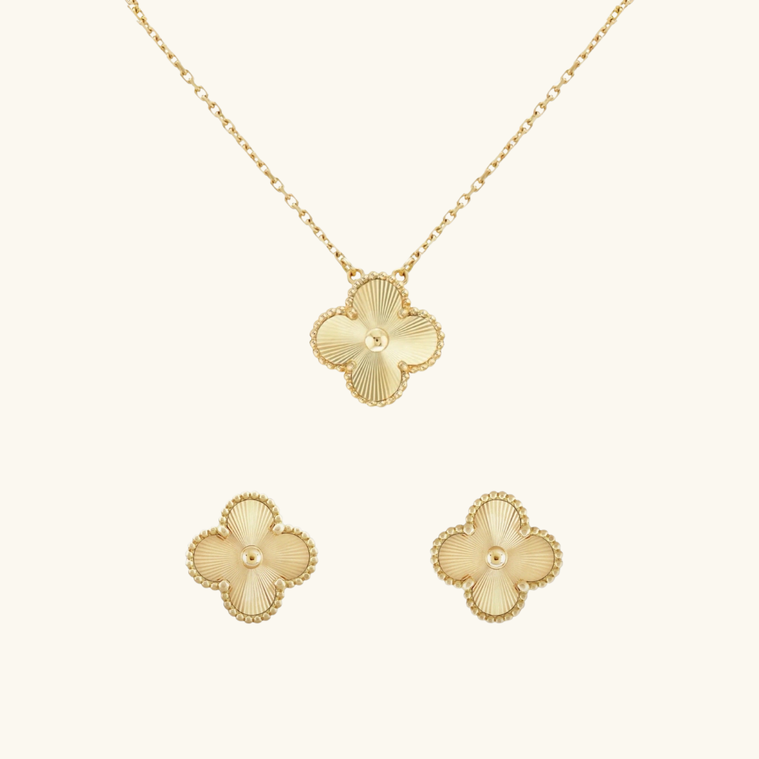 CLOVER | Set of 2 Gold Gilocha
