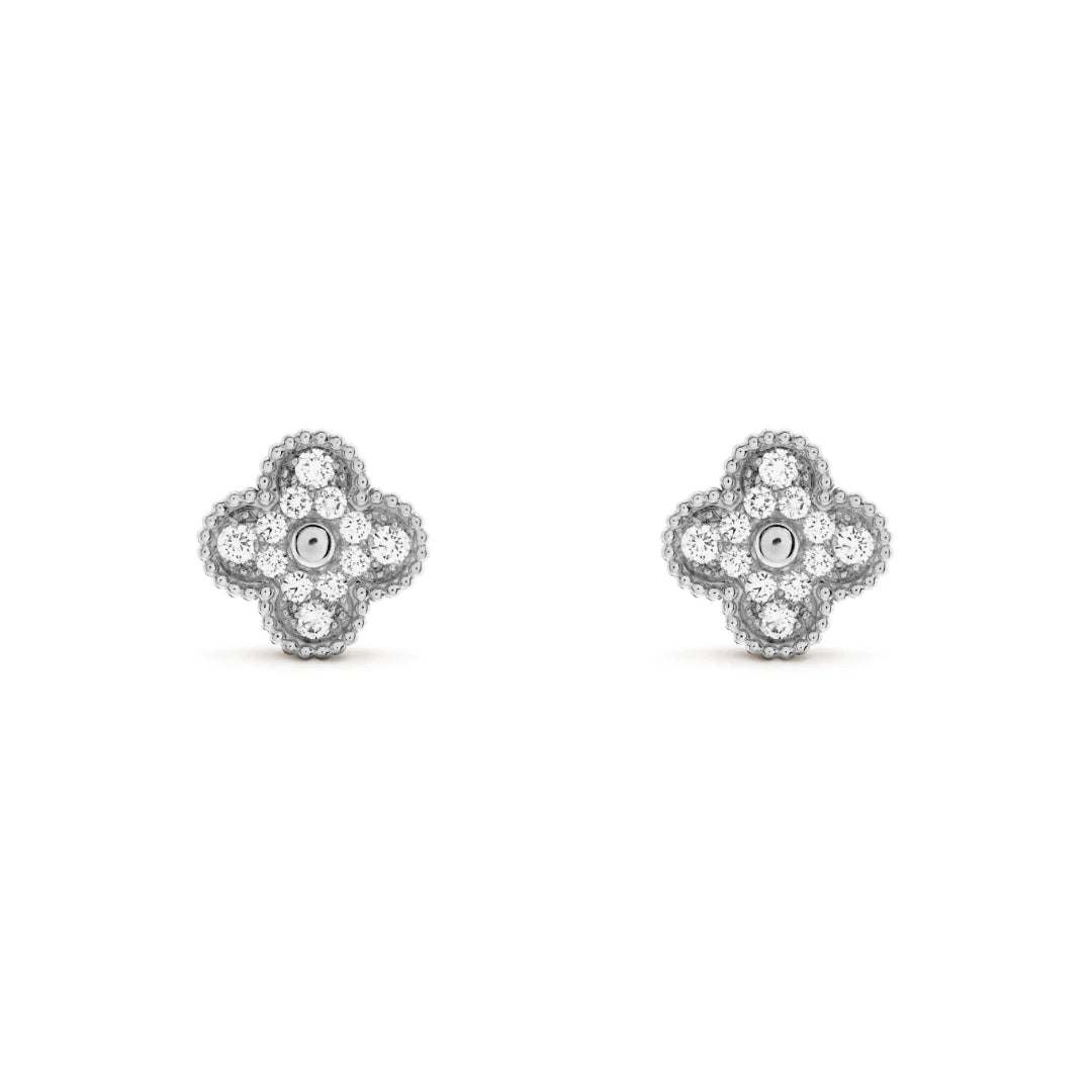 CLOVER | Elegant Silver Prestige Earrings
