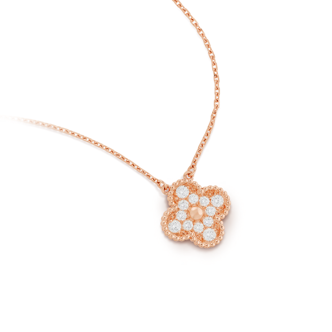 CLOVER | Prestige Necklace in Pink