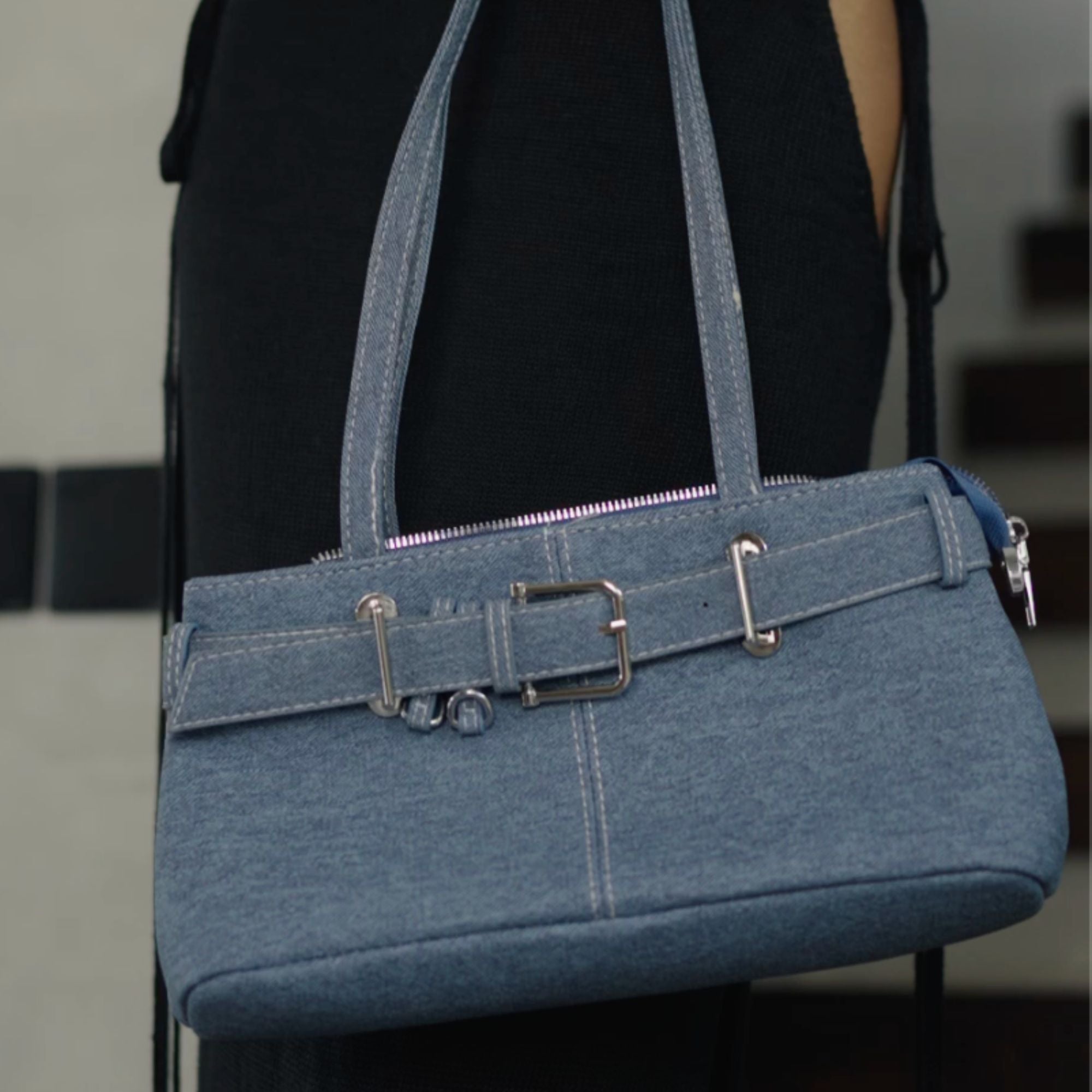 Noemie Denim Tote