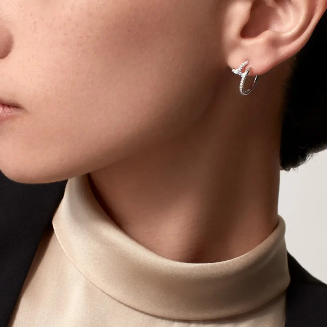 Diamond Laurette Earrings by Clou